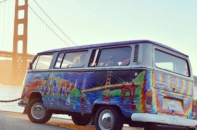 San Francisco Love Tour in a 70s VW Bus