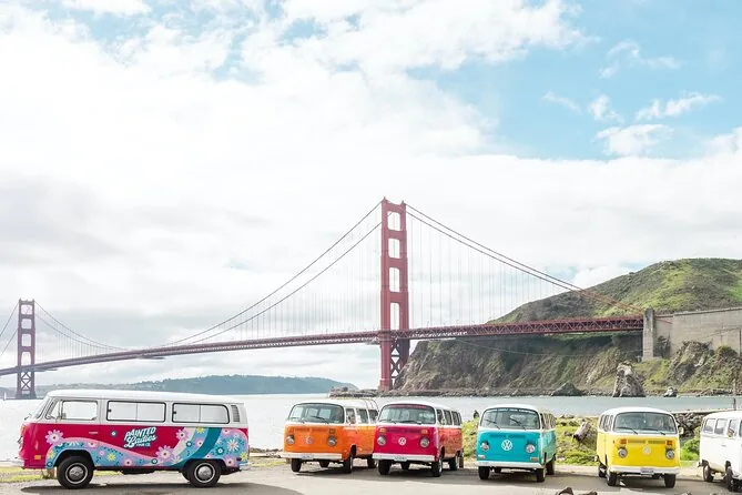 Tour Painted Ladies in pulmino VW
