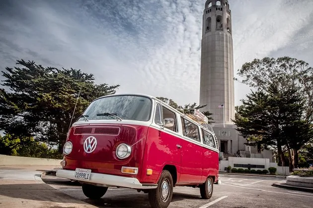 San Francisco City Tour in pulmino VW d'epoca